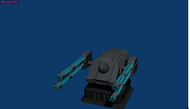 M 100 Ghepard quad gatling plasma  based cannons