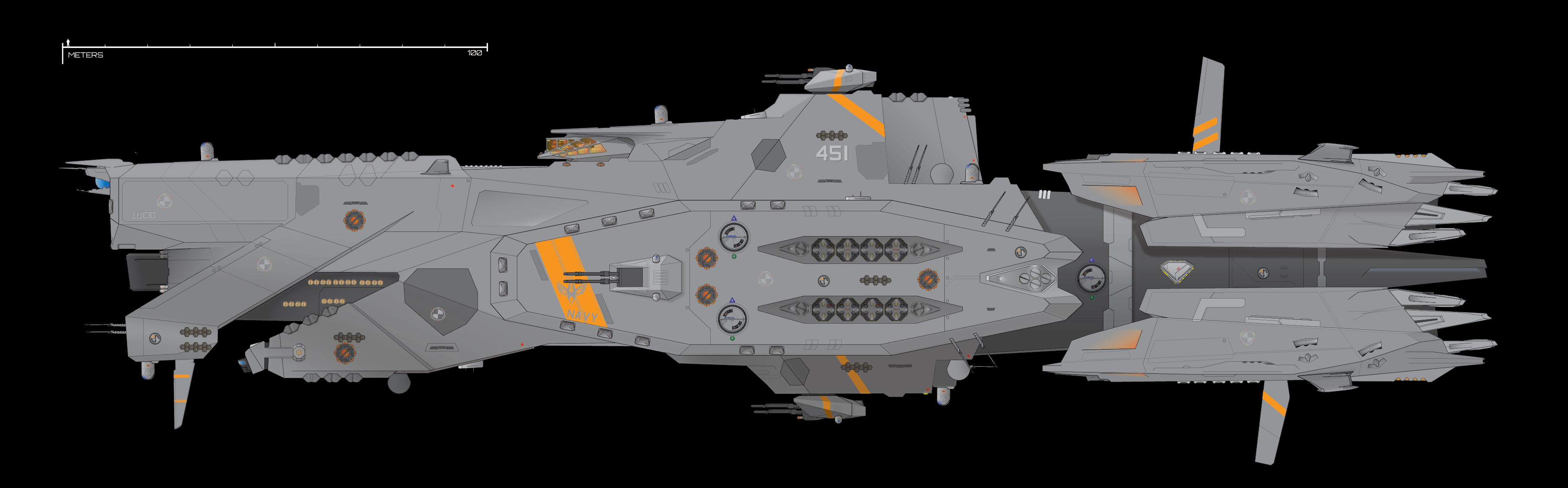 Lucid-class Frigate Portrait.